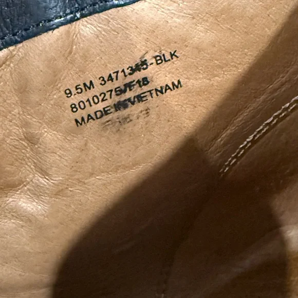 Frye Jennifer Black Leather Ankle Booties, size 9.5 - Picture 16 of 16